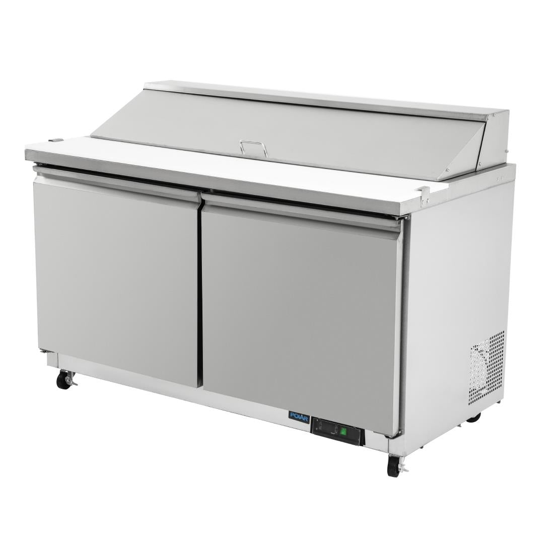 GD883 Polar U-Series Double Door Prep Counter Fridge 527Ltr JD Catering Equipment Solutions Ltd