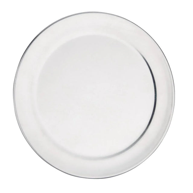 GE196 Vogue Aluminium Pizza Tray Wide Rim 8in - JD Catering Equipment Solutions Ltd