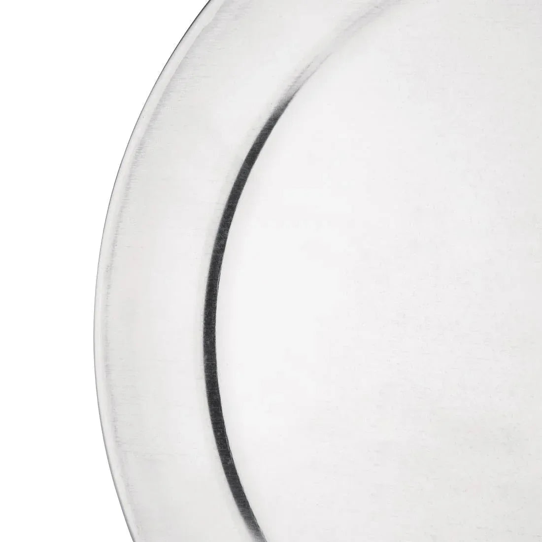 GE196 Vogue Aluminium Pizza Tray Wide Rim 8in - JD Catering Equipment Solutions Ltd