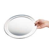 GE197 Vogue Aluminium Pizza Tray Wide Rim 10in JD Catering Equipment Solutions Ltd