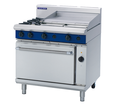 Blue Seal Evolution Series GE56B - 900mm Gas Range Electric Convection Oven  with 600mm Griddle