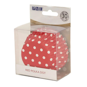 GE849 PME Cupcake Foil Lined Baking Cases Polka Dot (Pack of 30) - JD Catering Equipment Solutions Ltd