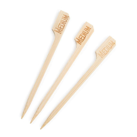 GE897 Biodegradable Bamboo Steak Markers Medium (Pack of 100) JD Catering Equipment Solutions Ltd