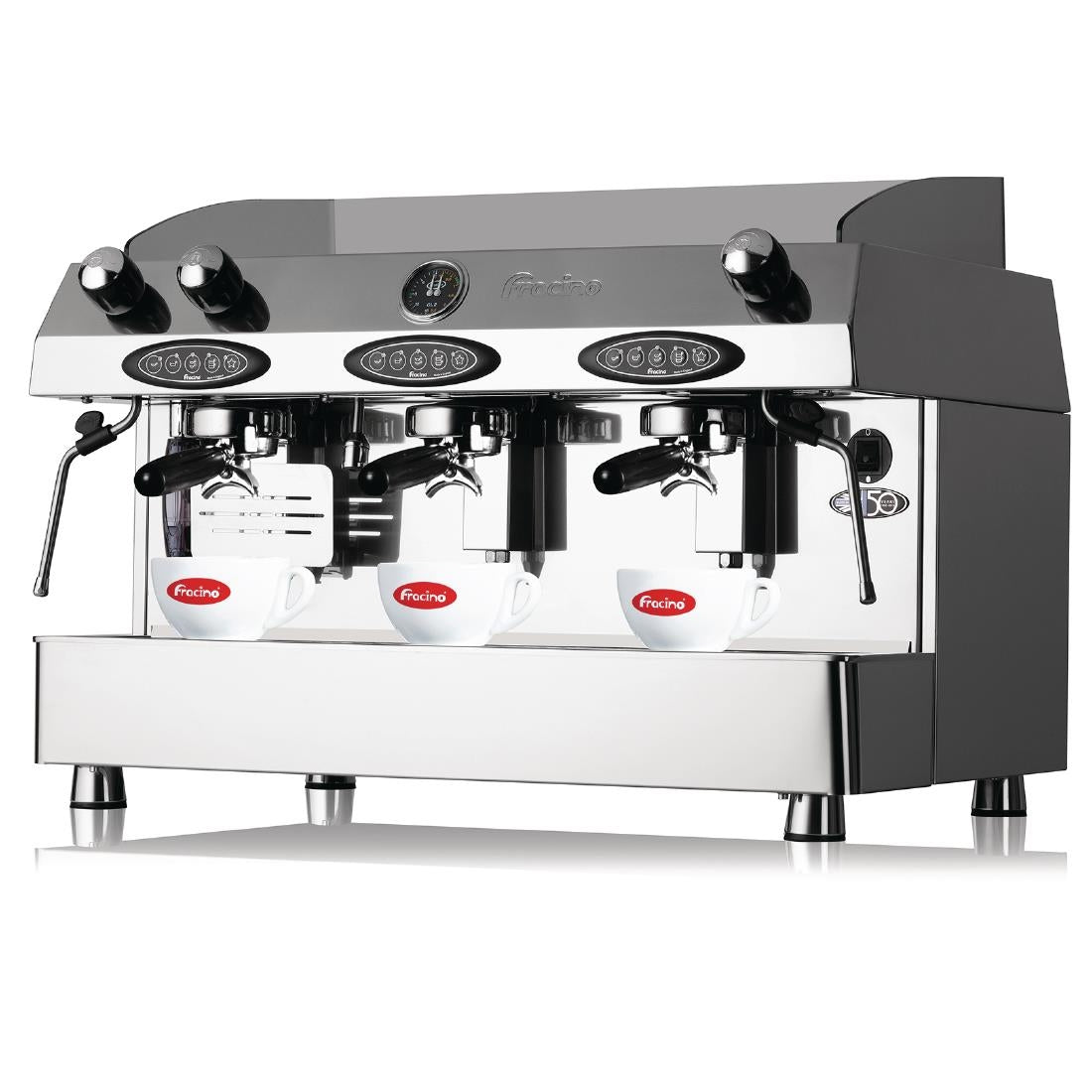 GE942 Fracino Contempo Espresso Coffee Machine Automatic 3 Group CON3E JD Catering Equipment Solutions Ltd