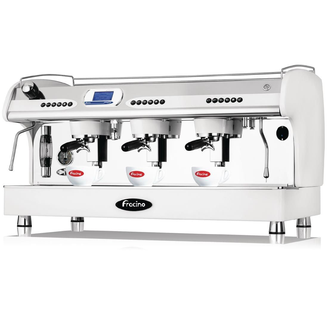 GE945 Fracino PID Espresso Coffee Machine 3 Group White PID3 JD Catering Equipment Solutions Ltd