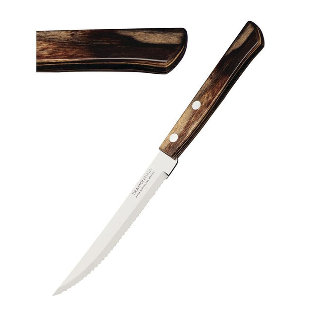 GE991 Tramontina Classic Steak and Pizza Knives (Pack of 6) JD Catering Equipment Solutions Ltd