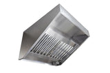 Parry Stainless Steel Canopies with Internal Fan Pack 1200 X 1000 X 600 GENERAL CANOPY - JD Catering Equipment Solutions Ltd