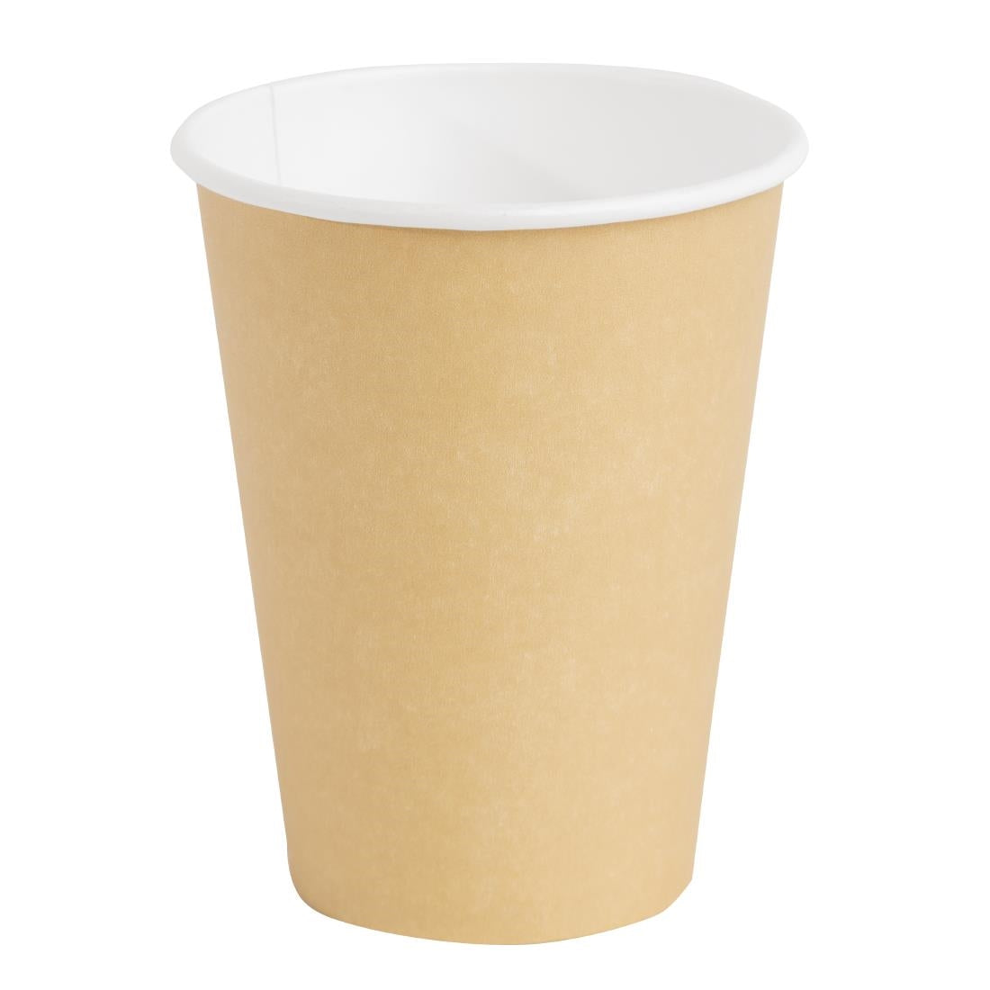 GF032 Fiesta Recyclable Coffee Cups Single Wall Kraft 340ml / 12oz (Pack of 1000) JD Catering Equipment Solutions Ltd