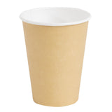 GF032 Fiesta Recyclable Coffee Cups Single Wall Kraft 340ml / 12oz (Pack of 1000) JD Catering Equipment Solutions Ltd