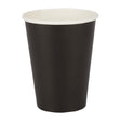 GF042 Fiesta Recyclable Coffee Cups Single Wall Black 340ml / 12oz (Pack of 1000) JD Catering Equipment Solutions Ltd