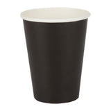 GF042 Fiesta Recyclable Coffee Cups Single Wall Black 340ml / 12oz (Pack of 1000) JD Catering Equipment Solutions Ltd