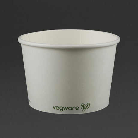 GF047 Vegware Compostable Hot Food Pots 455ml / 16oz (Pack of 500) JD Catering Equipment Solutions Ltd