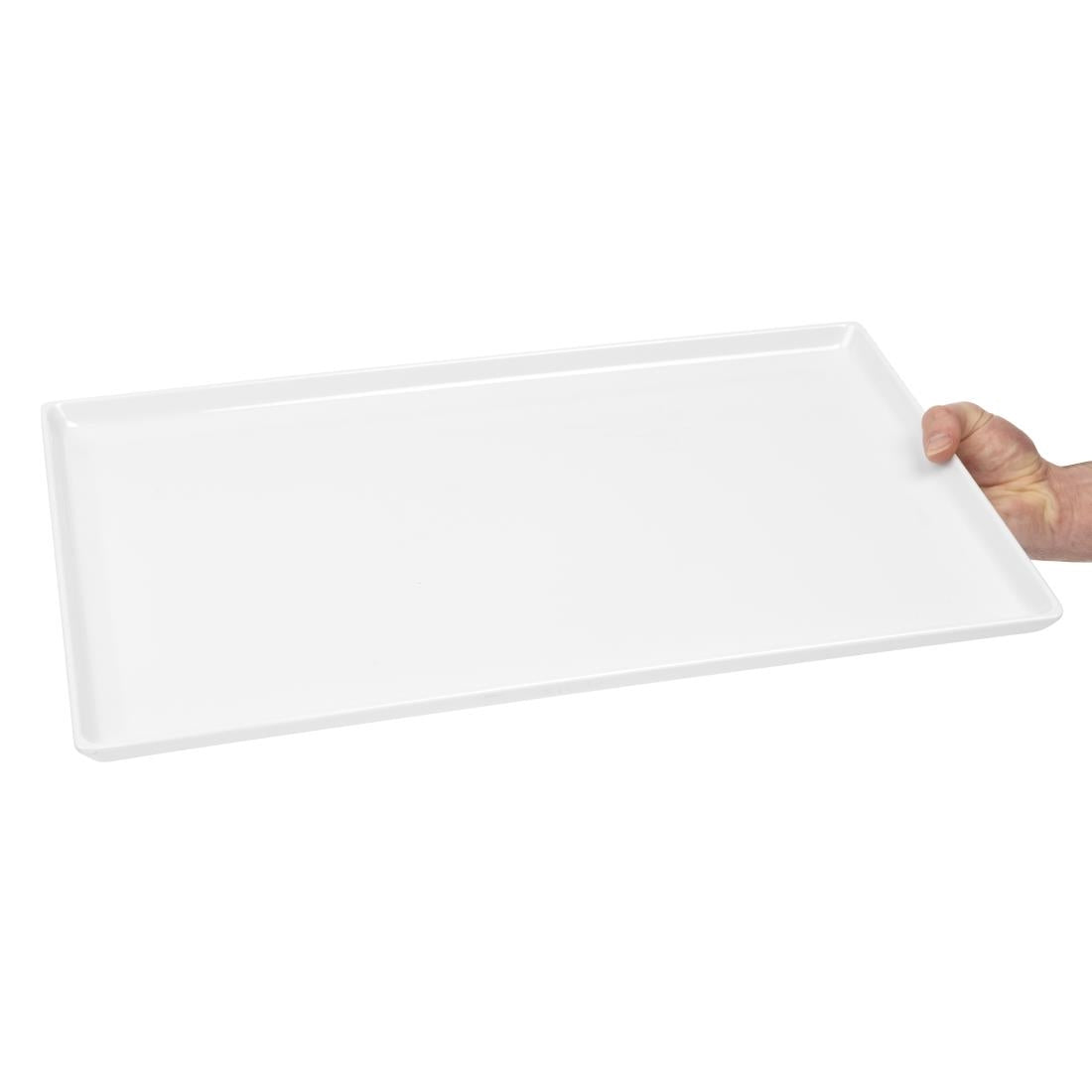 GF074 APS Float Melamine Tray White GN 1/1 JD Catering Equipment Solutions Ltd