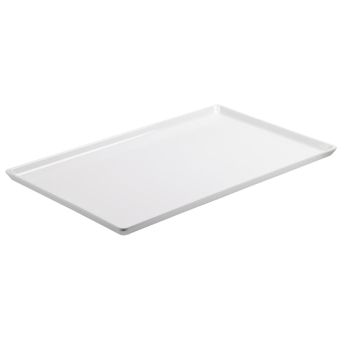 GF074 APS Float Melamine Tray White GN 1/1 JD Catering Equipment Solutions Ltd