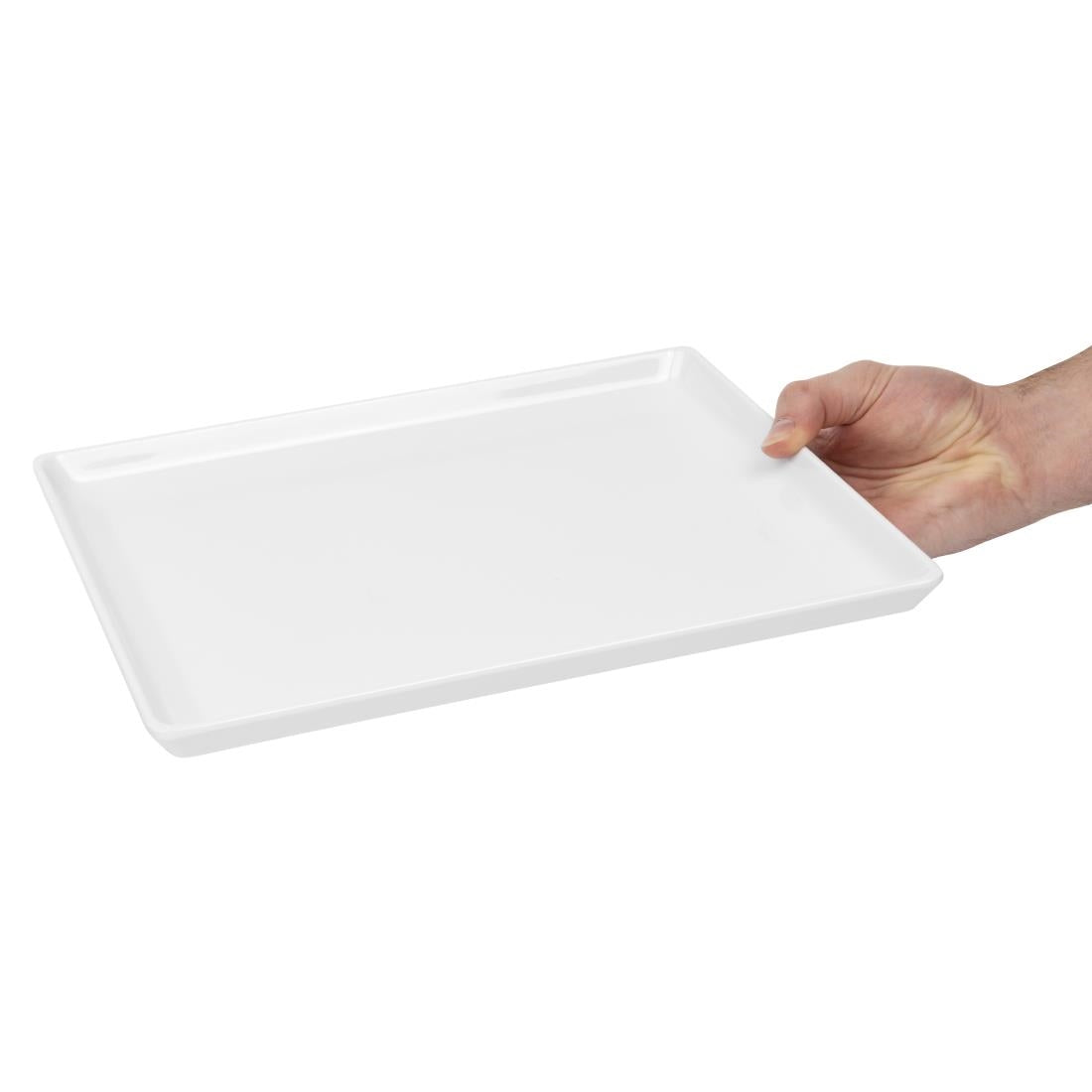 GF076 APS Float Melamine Tray White GN 1/2 JD Catering Equipment Solutions Ltd