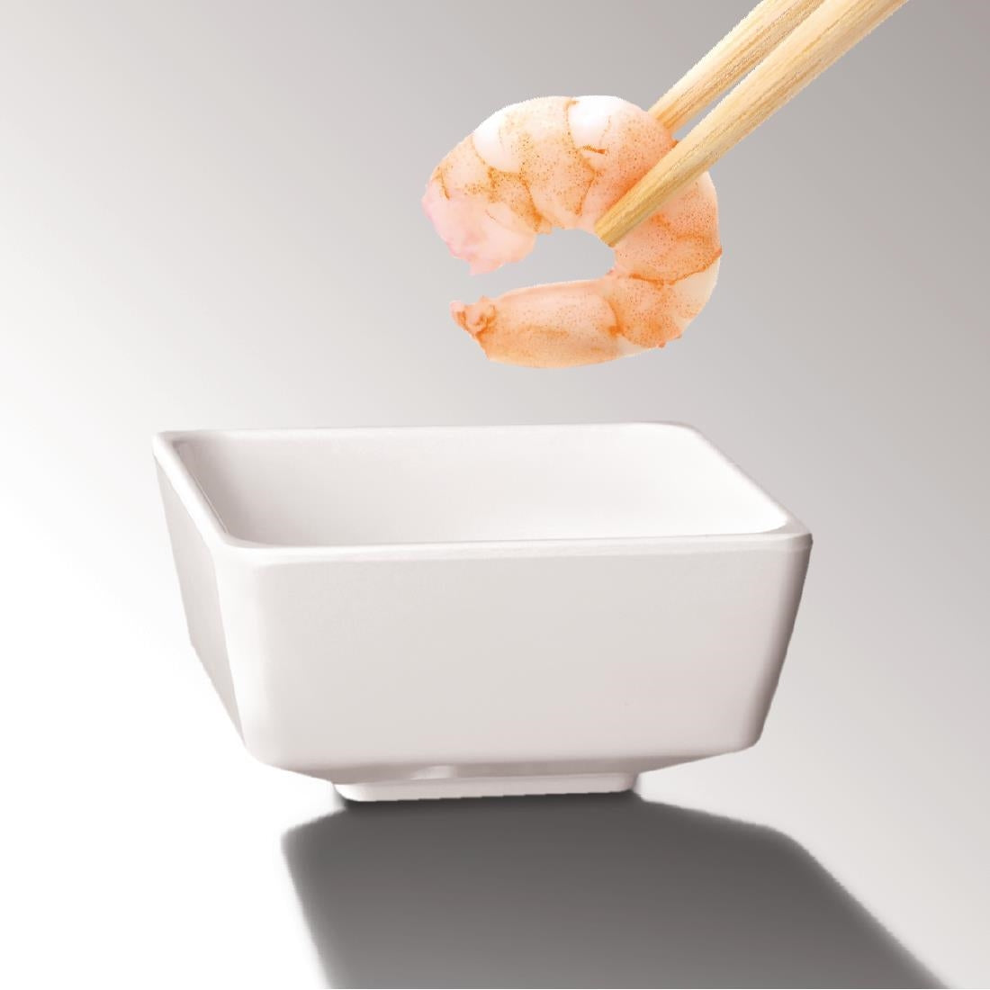 GF090 APS Float Square Dipping Bowl White 2in JD Catering Equipment Solutions Ltd