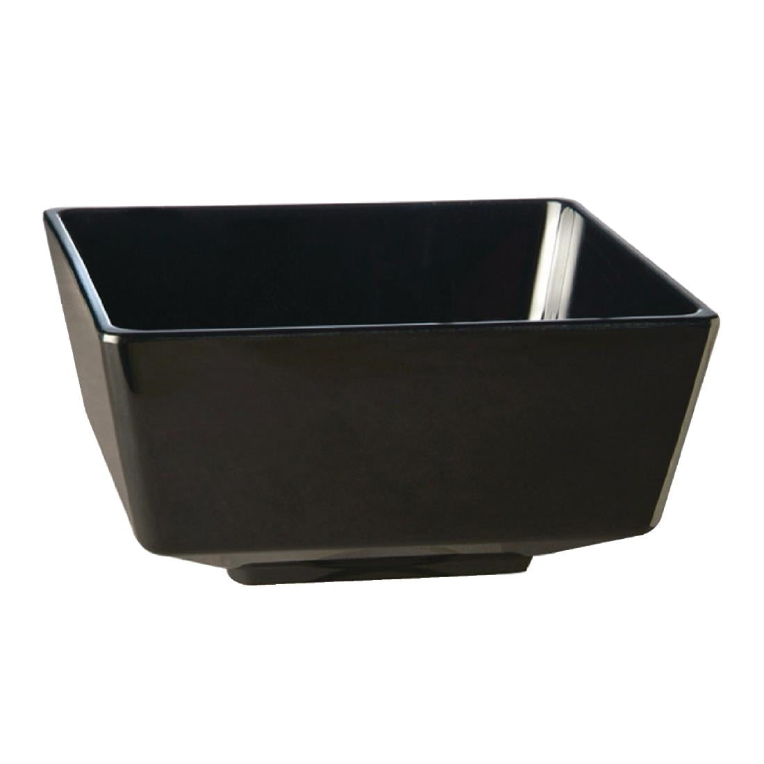 GF097 APS Float Black Square Bowl 7in JD Catering Equipment Solutions Ltd