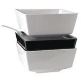 GF097 APS Float Black Square Bowl 7in JD Catering Equipment Solutions Ltd