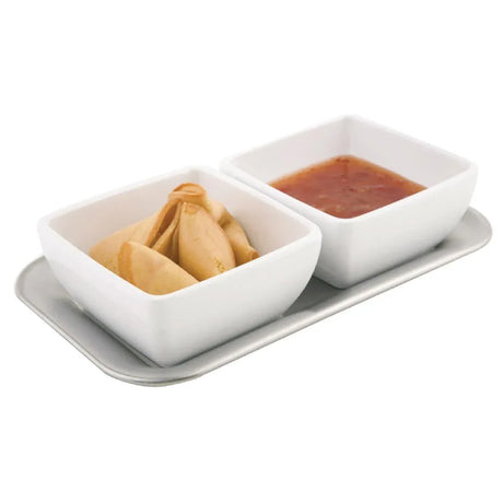 GF132 APS Pure Melamine White Square Mini Bowl - JD Catering Equipment Solutions Ltd