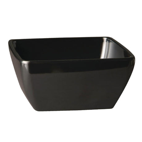 GF139 APS Pure Melamine Black Square Bowl 250mm JD Catering Equipment Solutions Ltd