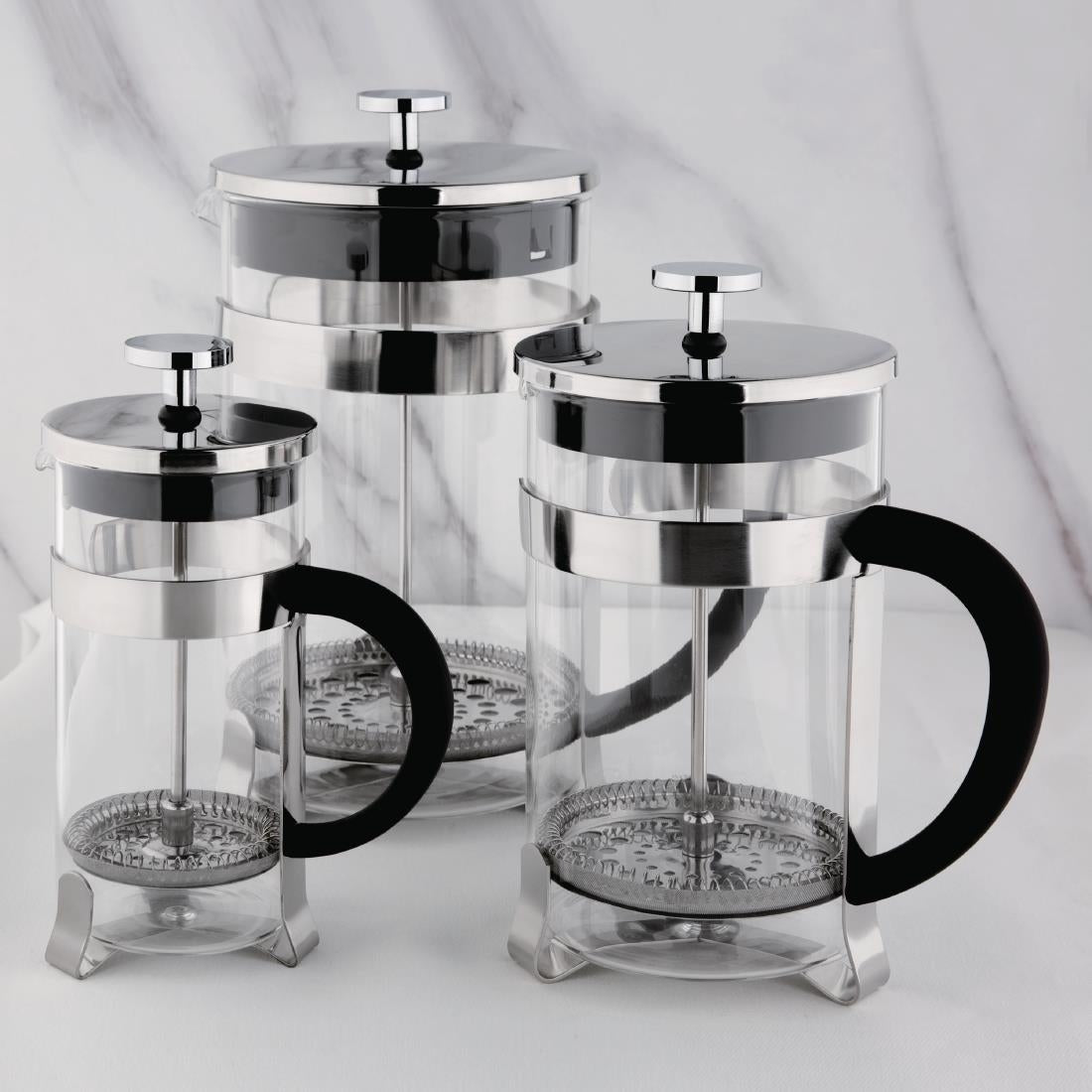 GF233 Olympia Contemporary Glass Cafetiere 12 Cup JD Catering Equipment Solutions Ltd