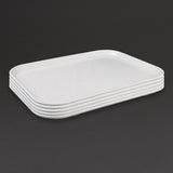 GF241 Kristallon Fibreglass Canteen Tray Light Granite 457mm JD Catering Equipment Solutions Ltd