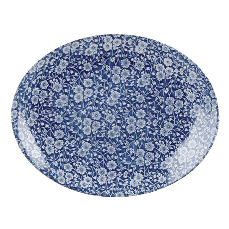 GF302 Churchill Vintage Prints Oval Plates Prague Victorian Calico Print 317mm (Pack of 6) JD Catering Equipment Solutions Ltd