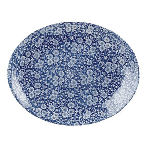 GF302 Churchill Vintage Prints Oval Plates Prague Victorian Calico Print 317mm (Pack of 6) - JD Catering Equipment Solutions Ltd