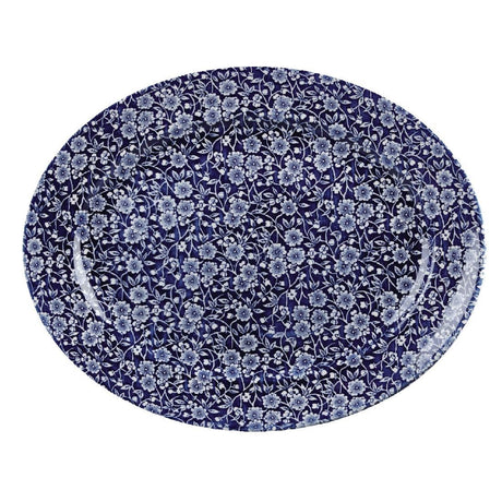 GF304 Churchill Vintage Prints Oval Dishes Willow Print 365mm (Pack of 6) JD Catering Equipment Solutions Ltd