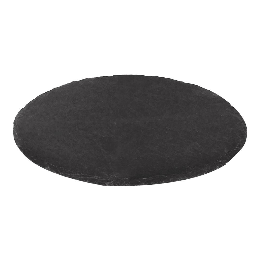 GF316 Olympia Slate Round Pizza Board 330mm JD Catering Equipment Solutions Ltd