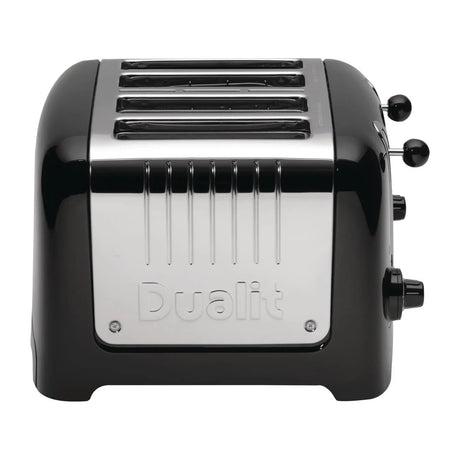 GF336 Dualit 4 Slice Lite Toaster Black 46205 JD Catering Equipment Solutions Ltd