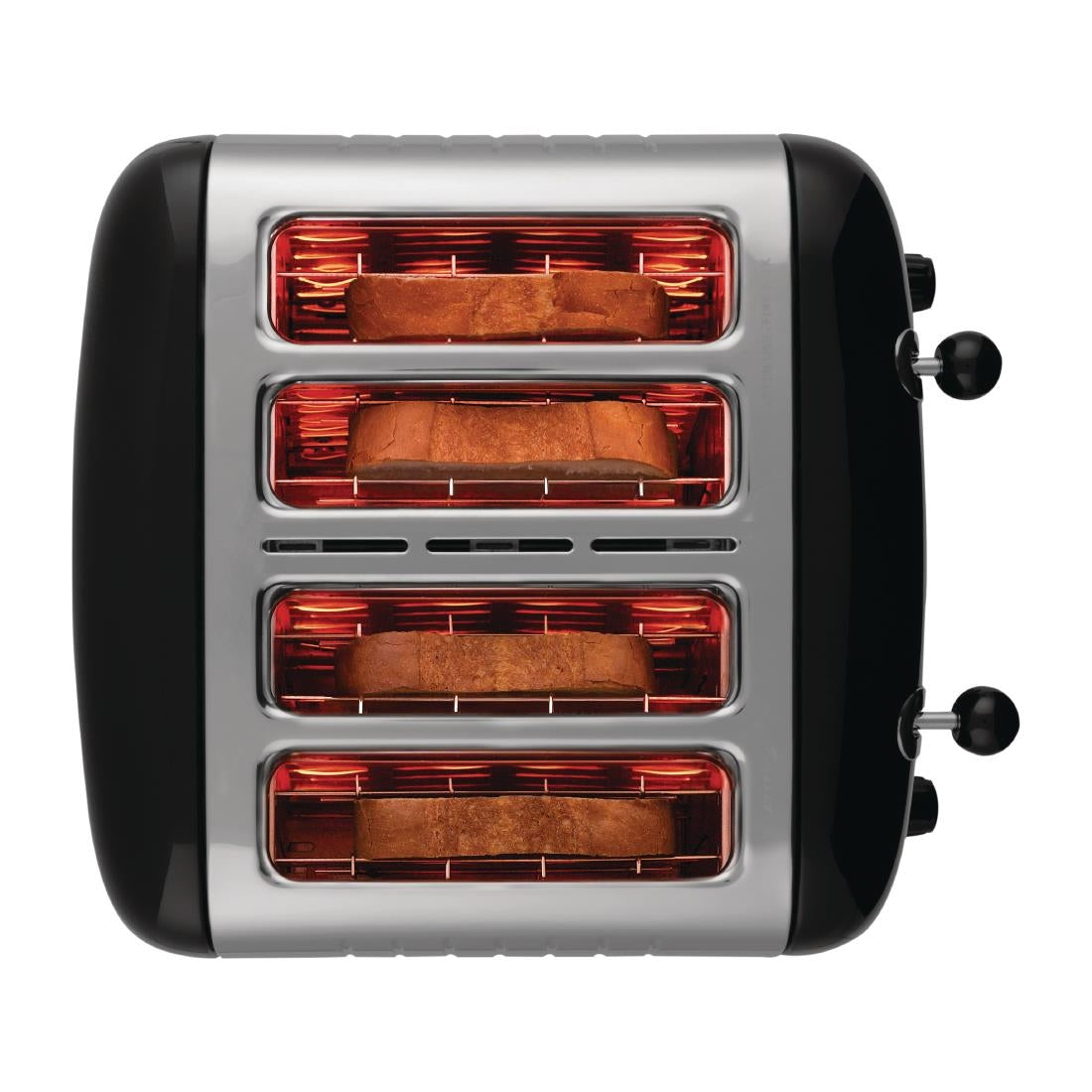 GF336 Dualit 4 Slice Lite Toaster Black 46205 JD Catering Equipment Solutions Ltd