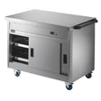 GF384 Lincat Panther Hot Cupboard and Plain Top P8P3PT - JD Catering Equipment Solutions Ltd