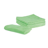 GF609 Jantex Microfibre Cloths Green (Pack of 5) JD Catering Equipment Solutions Ltd