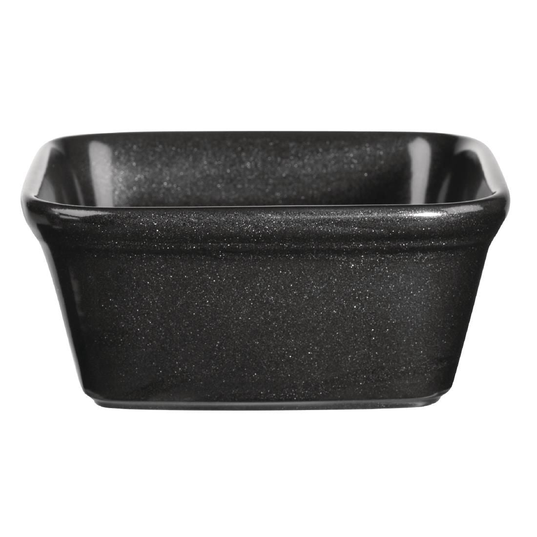 GF641 Churchill Cookware Black Square Pie Dishes 120x 120mm (Pack of 12) JD Catering Equipment Solutions Ltd