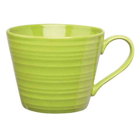 GF701 Art de Cuisine Rustics Green Snug Mugs 341ml (Pack of 6) JD Catering Equipment Solutions Ltd