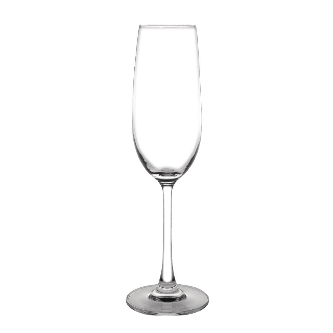GF728 Olympia Modale Crystal Champagne Flutes 215ml (Pack of 6) JD Catering Equipment Solutions Ltd