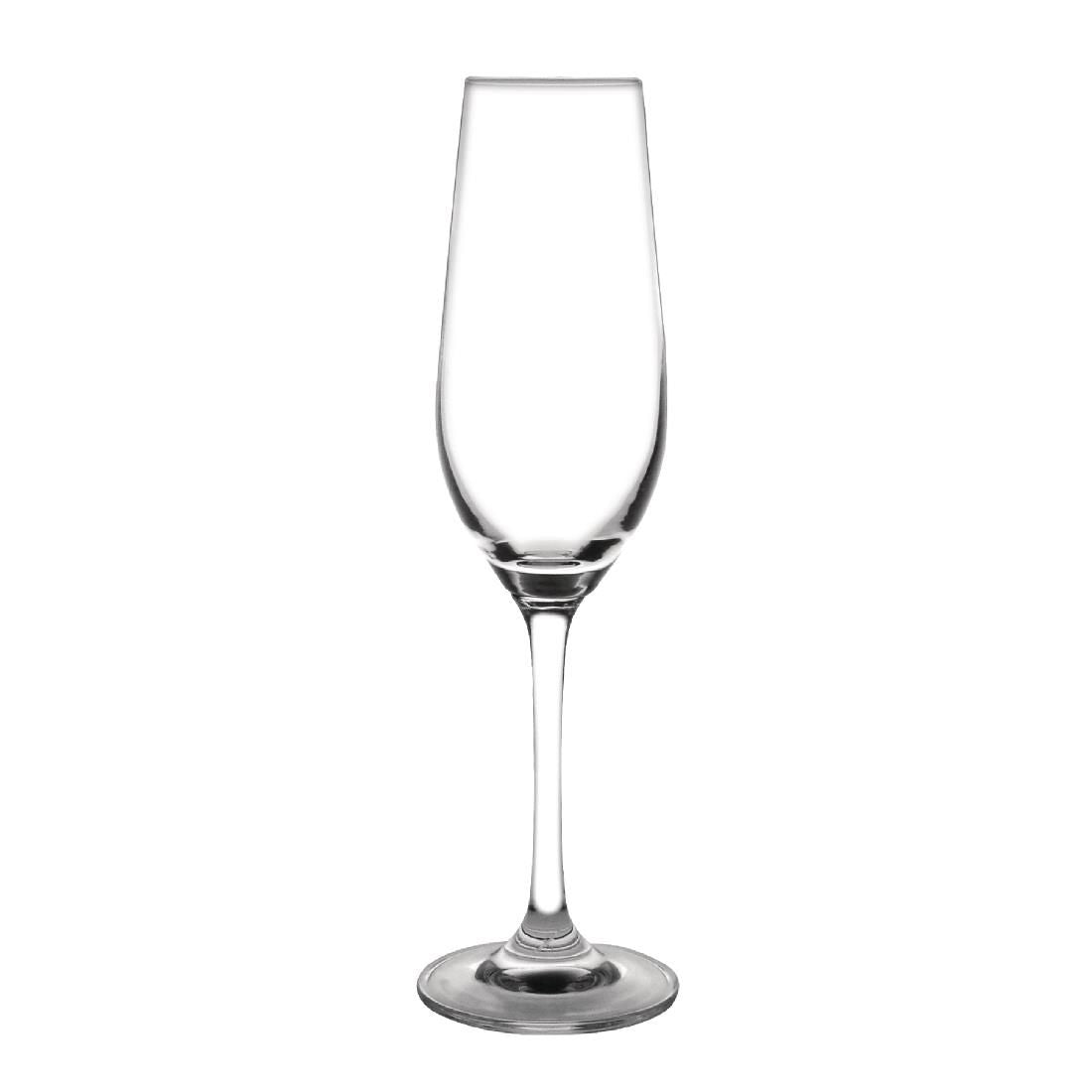 GF736 Olympia Chime Crystal Champagne Flutes 225ml (Pack of 6) JD Catering Equipment Solutions Ltd