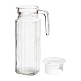 GF922 Olympia Ribbed Glass Jugs 1Ltr (Pack of 6) JD Catering Equipment Solutions Ltd