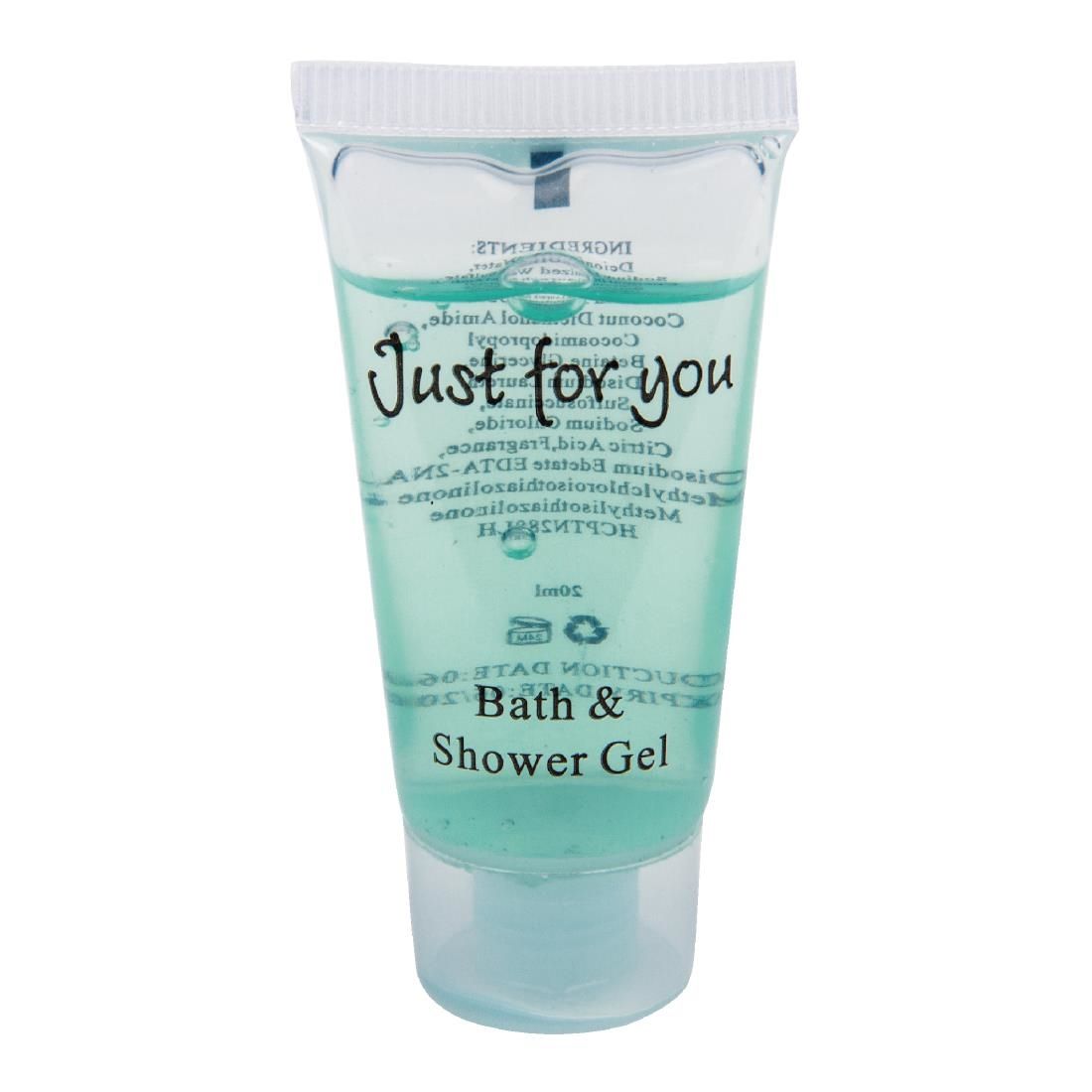 GF949 Just for You Bath and Shower Gel (Pack of 100) JD Catering Equipment Solutions Ltd