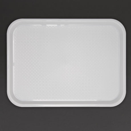 GF995 Kristallon Polypropylene Fast Food Tray White Small 345mm JD Catering Equipment Solutions Ltd