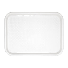 GF995 Kristallon Polypropylene Fast Food Tray White Small 345mm JD Catering Equipment Solutions Ltd