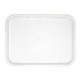 GF996 Kristallon Polypropylene Fast Food Tray White Medium 415mm JD Catering Equipment Solutions Ltd