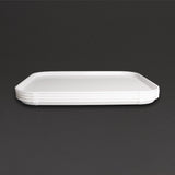 GF997 Kristallon Polypropylene Fast Food Tray White Large 450mm JD Catering Equipment Solutions Ltd