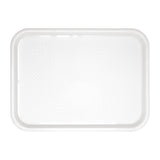 GF997 Kristallon Polypropylene Fast Food Tray White Large 450mm JD Catering Equipment Solutions Ltd