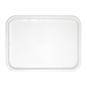 GF997 Kristallon Polypropylene Fast Food Tray White Large 450mm JD Catering Equipment Solutions Ltd