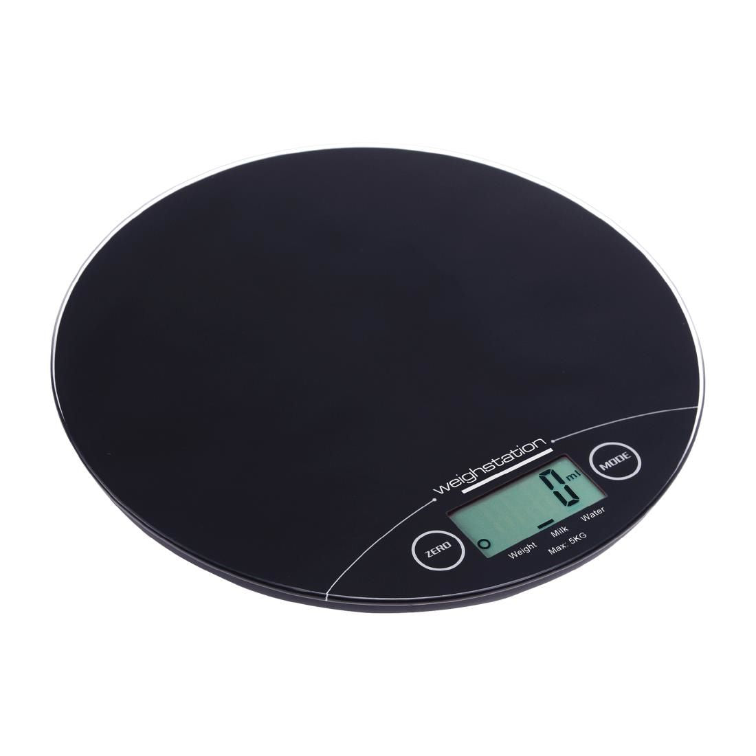 GG017 Weighstation Electronic Round Scales 5kg JD Catering Equipment Solutions Ltd