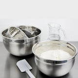GG021 Vogue Stainless Steel Bowl with Silicone Base 3Ltr - JD Catering Equipment Solutions Ltd