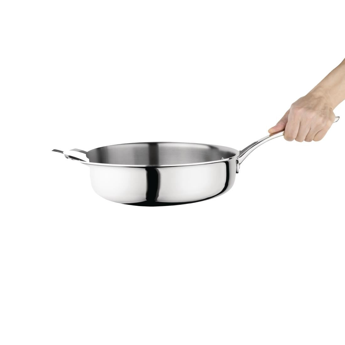 GG032 Vogue Tri Wall Saute Pan 280mm JD Catering Equipment Solutions Ltd