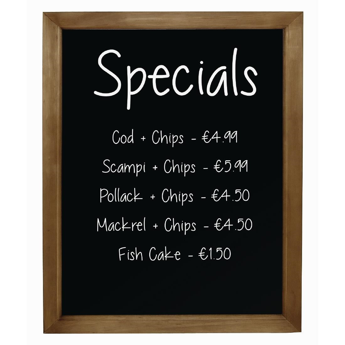 GG107 Olympia Wall Mounted Chalkboard 600 x 800mm JD Catering Equipment Solutions Ltd